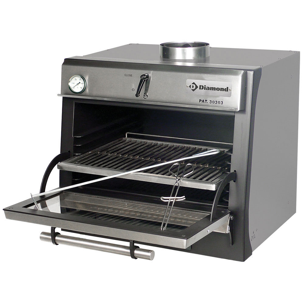 Charcoal oven-BBQ, GN 1/1